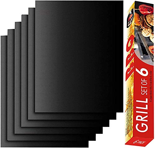 Best Grill Mats 2026: Non-Stick Toppers and Deck Protectors We Love 3 Non-Stick BBQ Grill Mats for Gas and Charcoal Grills - RENOO — close-up