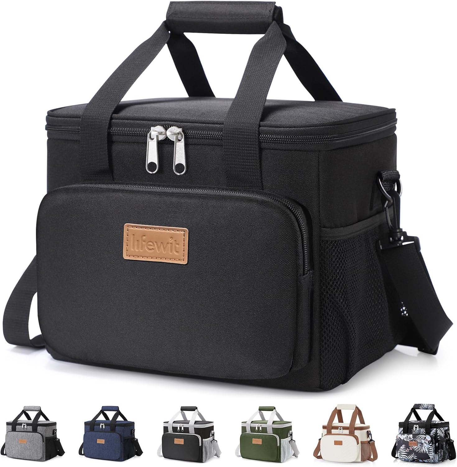 Best Lunch Box 2026: Picks for Work, Kids, and Everything in Between 13 Lifewit 9L Insulated Lunch Bag for Adults – 12-Can Soft Cool — close-up