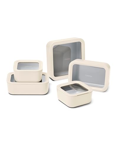 Glass Food Storage That Goes From Freezer to Oven — Caraway  — close-up