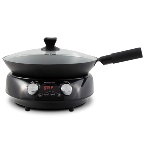 Best Electric Wok 2026: What Stir-Fry Cooks Actually Recommend 3 Induction Wok Burner with Wok Hei Control – Nuwave Mosaic 14 — close-up