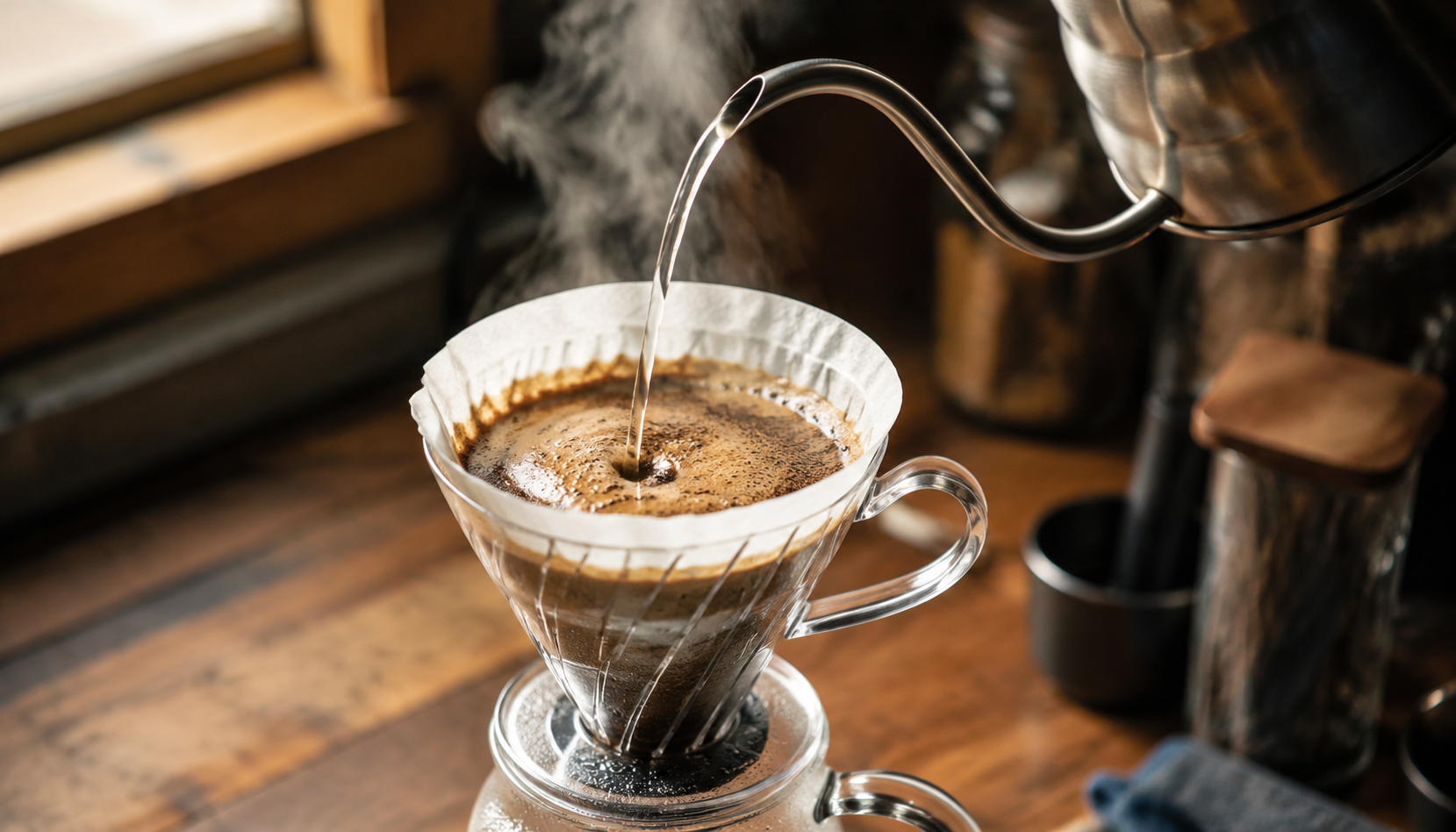 How to Brew Pour Over Coffee: Step-by-Step Guide — illustration for HomeWhisk article