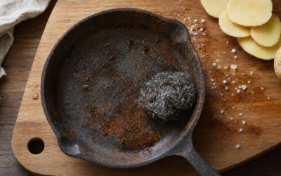 How to Remove Rust From Cast Iron — illustration for HomeWhisk article
