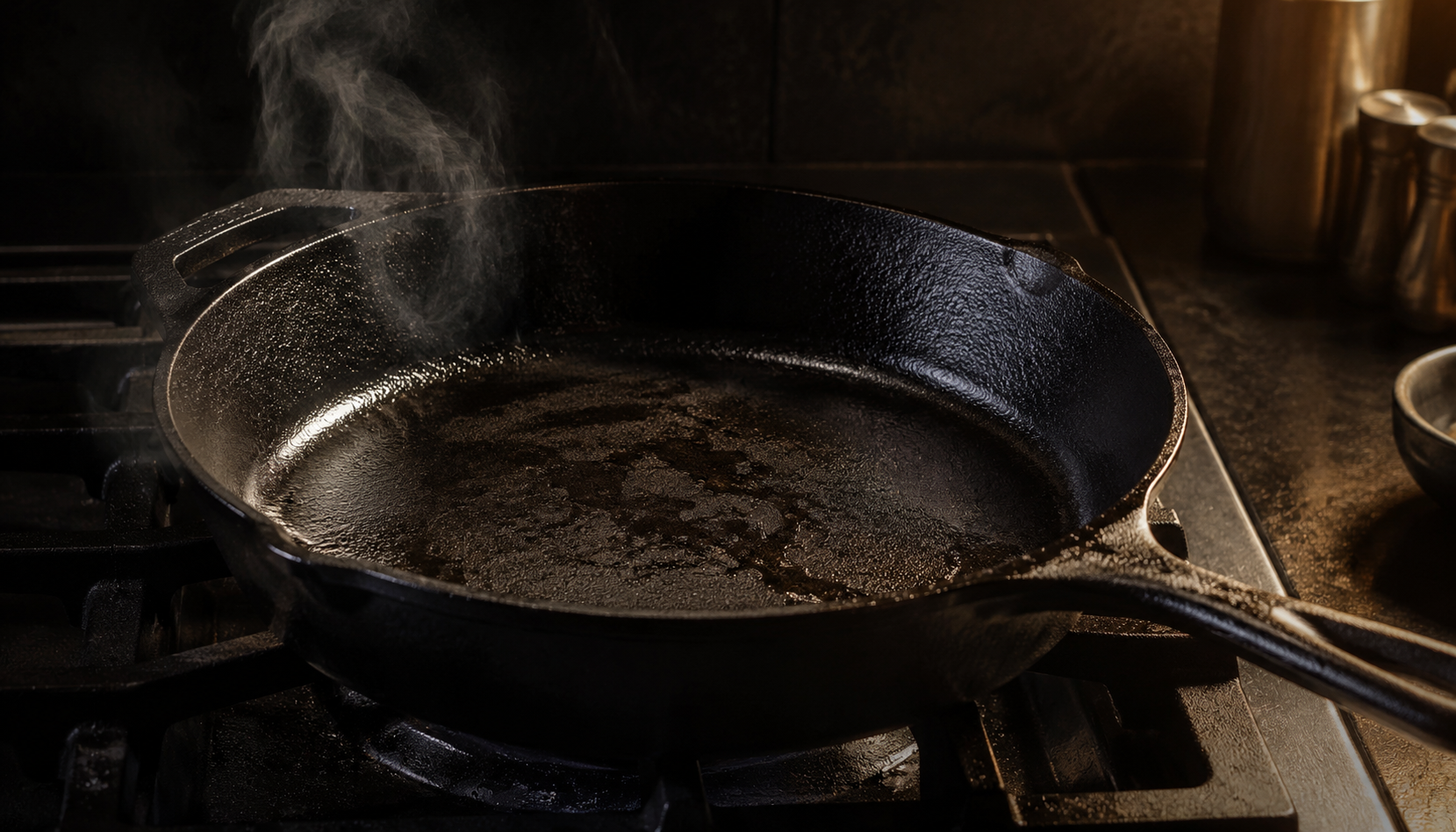 How to Season a Cast Iron Skillet — illustration for HomeWhisk article