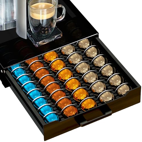 Nespresso Vertuo Pod Holder Drawer with Glass Top - Holds 50 — additional pick