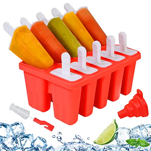 Popsicle Mold 2026: A Beginner's Guide to Homemade Ice Pops 13 Choicy 10-Cavity Silicone Popsicle Molds – BPA-Free Ice Pop — close-up