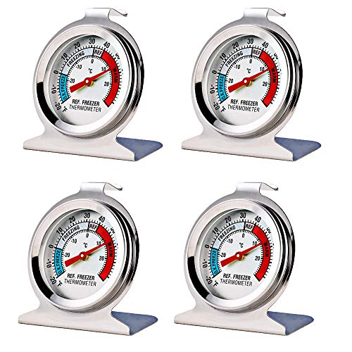 Best Refrigerator Thermometer 2026: Keep Your Food in the Safe Zone 3 Keep Fridge and Freezer at Safe Temps — LinkDm 4-Pack Large — additional pick