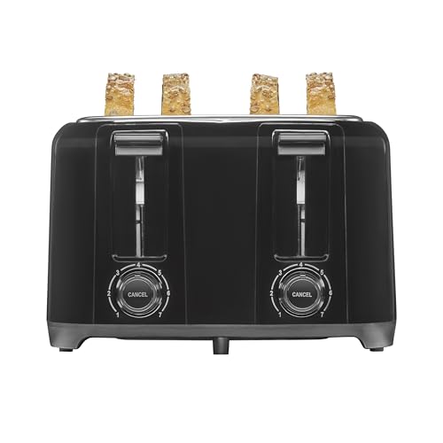 Best Toaster 2026: Picks for Perfect, Even Browning Every Time 4 4-Slice Bagel Thick Bread Toaster with 7 Shade Levels | Proc — close-up